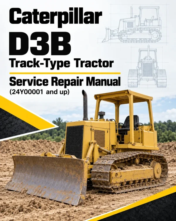 Caterpillar CAT D3B Track-Type Tractor Service Repair Manual (24Y00001 and up) Caterpillar CAT D3B Track-Type Tractor Service Repair Manual (24Y00001 and up)