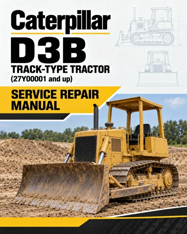 Caterpillar CAT D3B Track-Type Tractor Service Repair Manual (27Y00001 and up) Caterpillar CAT D3B Track-Type Tractor Service Repair Manual (27Y00001 and up)