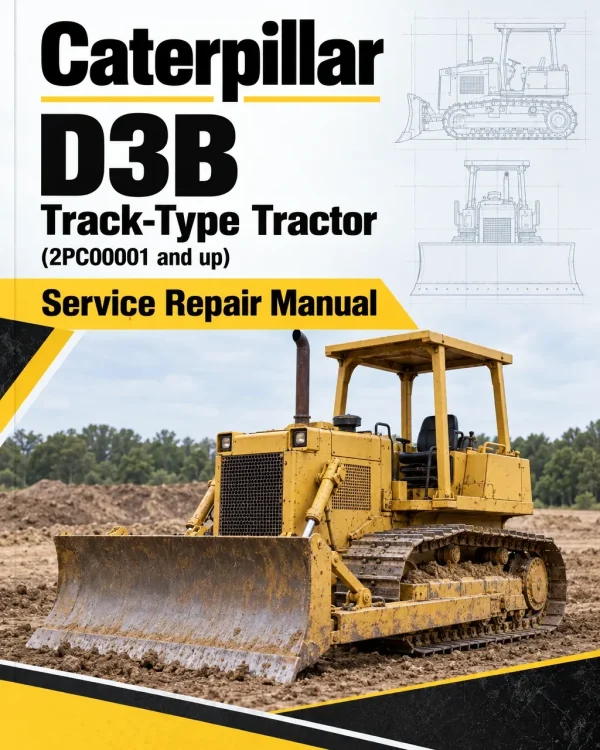 Caterpillar CAT D3B Track-Type Tractor Service Repair Manual (2PC00001 and up)