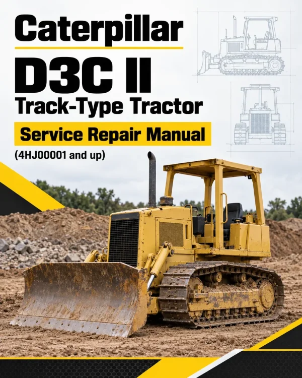 Caterpillar CAT D3C II Track-Type Tractor Service Repair Manual (4HJ00001 and up)