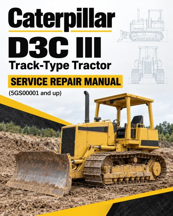 Caterpillar CAT D3C III Track-Type Tractor Service Repair Manual (5GS00001 and up) Caterpillar CAT D3C III Track-Type Tractor Service Repair Manual (5GS00001 and up)