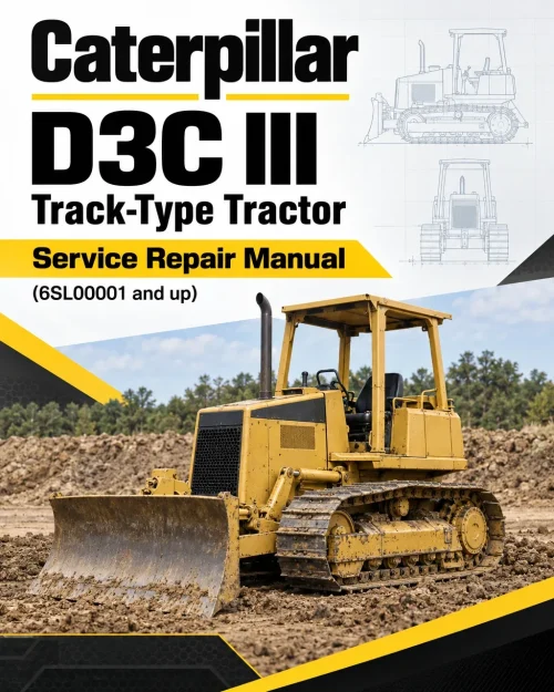 Caterpillar CAT D3C III Track-Type Tractor Service Repair Manual (6SL00001 and up)