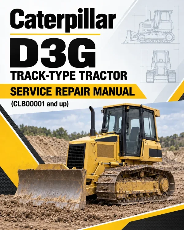 Caterpillar CAT D3G Track-Type Tractor Service Repair Manual (CLB00001 and up)