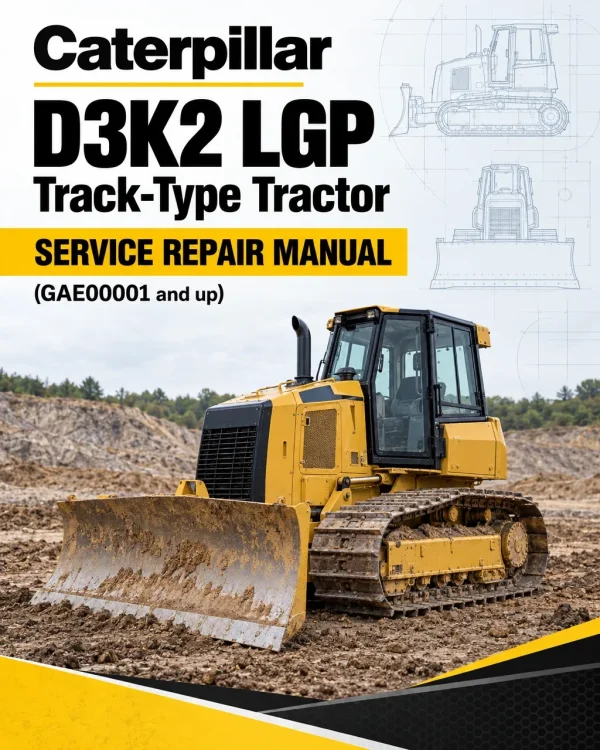 Caterpillar CAT D3K2 LGP Track-Type Tractor Service Repair Manual (GAE00001 and up) Caterpillar CAT D3K2 LGP Track-Type Tractor Service Repair Manual (GAE00001 and up)
