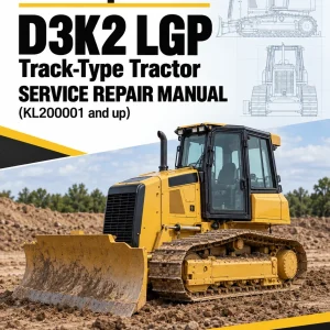 Caterpillar CAT D3K2 LGP Track-Type Tractor Service Repair Manual (KL200001 and up)