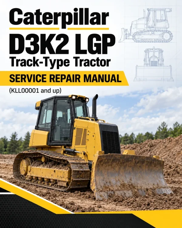 Caterpillar CAT D3K2 LGP Track-Type Tractor Service Repair Manual (KLL00001 and up)