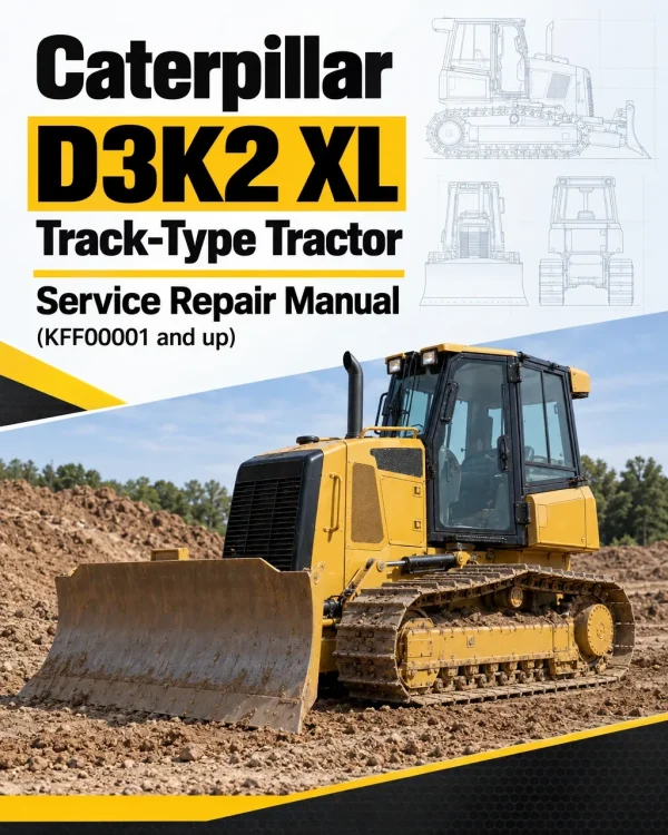 Caterpillar CAT D3K2 XL Track-Type Tractor Service Repair Manual (KFF00001 and up)