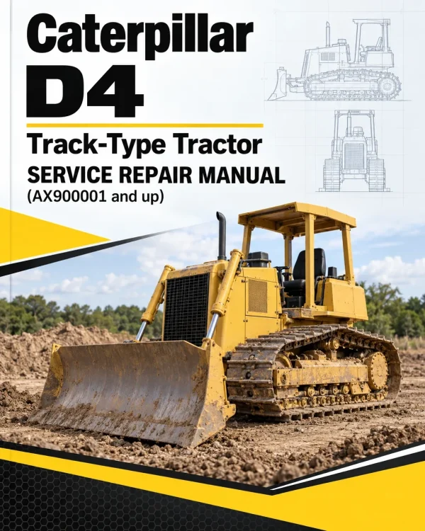 Caterpillar CAT D4 Track-Type Tractor Service Repair Manual (AX900001 and up) Caterpillar CAT D4 Track-Type Tractor Service Repair Manual (AX900001 and up)
