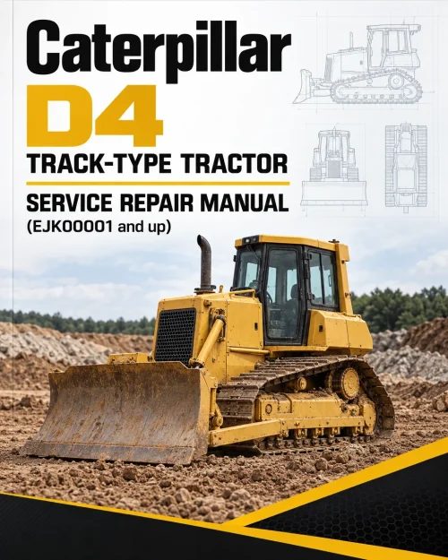 Caterpillar CAT D4 Track-Type Tractor Service Repair Manual (EJK00001 and up)