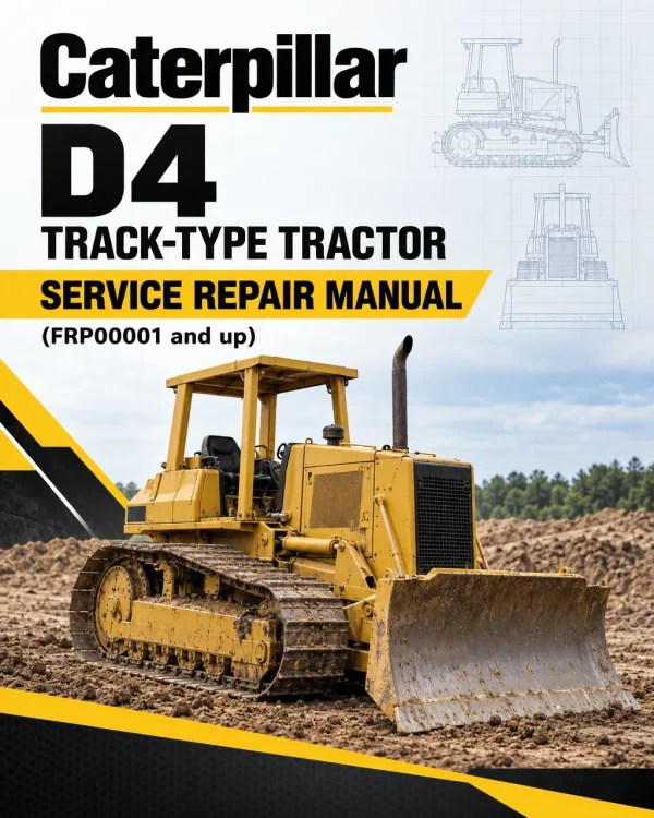 Caterpillar CAT D4 Track-Type Tractor Service Repair Manual (FRP00001 and up)