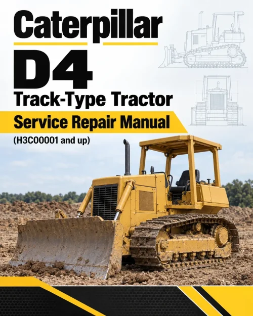 Caterpillar CAT D4 Track-Type Tractor Service Repair Manual (H3C00001 and up)