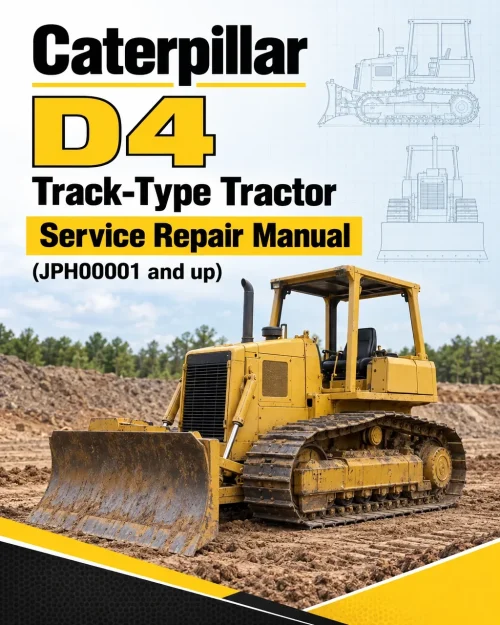 Caterpillar CAT D4 Track-Type Tractor Service Repair Manual (JPH00001 and up)