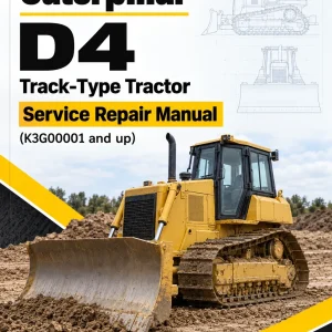 Caterpillar CAT D4 Track-Type Tractor Service Repair Manual (K3G00001 and up)