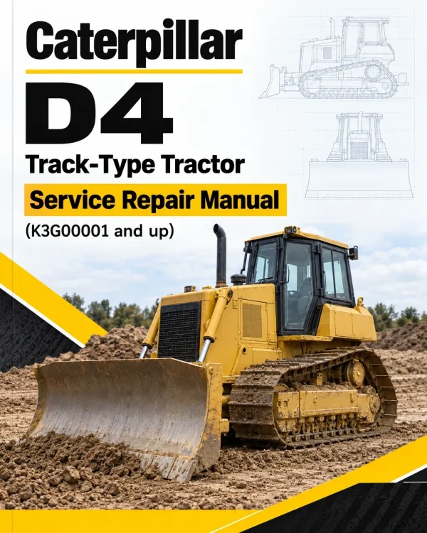 Caterpillar CAT D4 Track-Type Tractor Service Repair Manual (K3G00001 and up)