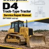 Caterpillar CAT D4 Track-Type Tractor Service Repair Manual (MTT00001 and up)