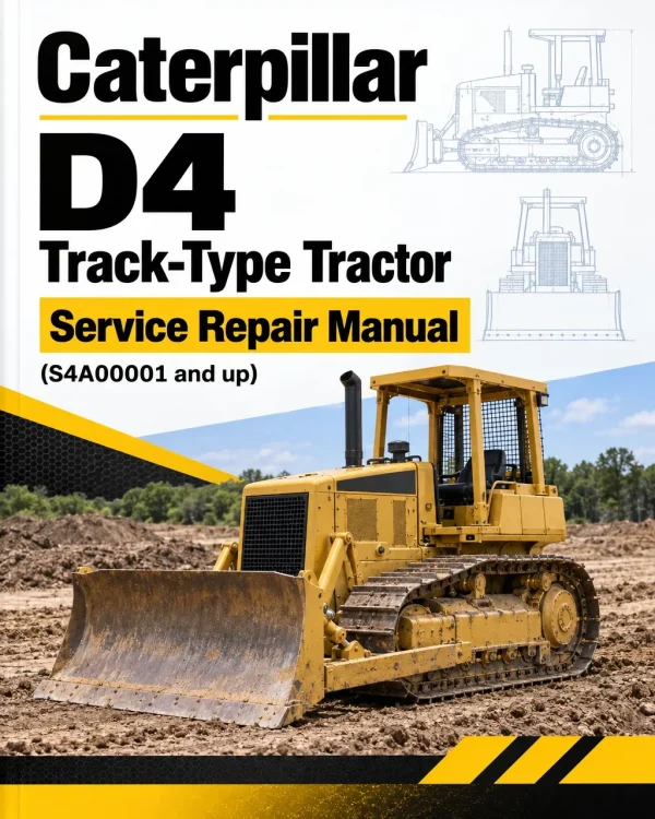 Caterpillar CAT D4 Track-Type Tractor Service Repair Manual (S4A00001 and up)