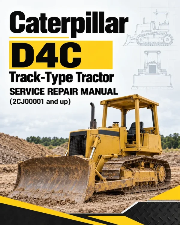 Caterpillar CAT D4C Track-Type Tractor Service Repair Manual (2CJ00001 and up)