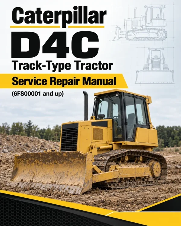 Caterpillar CAT D4C Track-Type Tractor Service Repair Manual (6FS00001 and up)