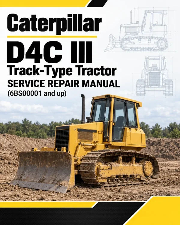 Caterpillar CAT D4C III Track-Type Tractor Service Repair Manual (6BS00001 and up) Caterpillar CAT D4C III Track-Type Tractor Service Repair Manual (6BS00001 and up)