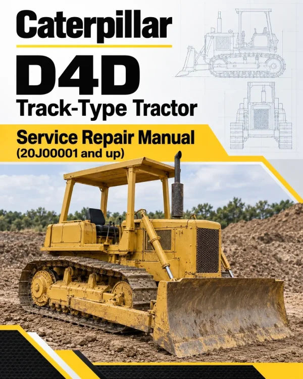 Caterpillar CAT D4D Track-Type Tractor Service Repair Manual (20J00001 and up) Caterpillar CAT D4D Track-Type Tractor Service Repair Manual (20J00001 and up)
