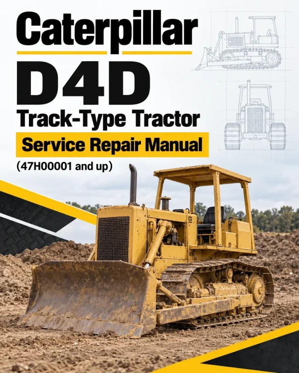 Caterpillar CAT D4D Track-Type Tractor Service Repair Manual (47H00001 and up)