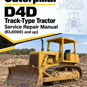 Caterpillar CAT D4D Track-Type Tractor Service Repair Manual (83J00001 and up)