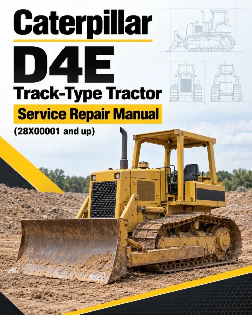 Caterpillar CAT D4E Track-Type Tractor Service Repair Manual (28X00001 and up)