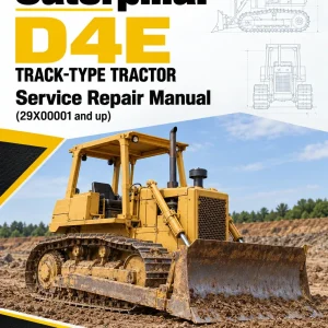Caterpillar CAT D4E Track-Type Tractor Service Repair Manual (29X00001 and up)