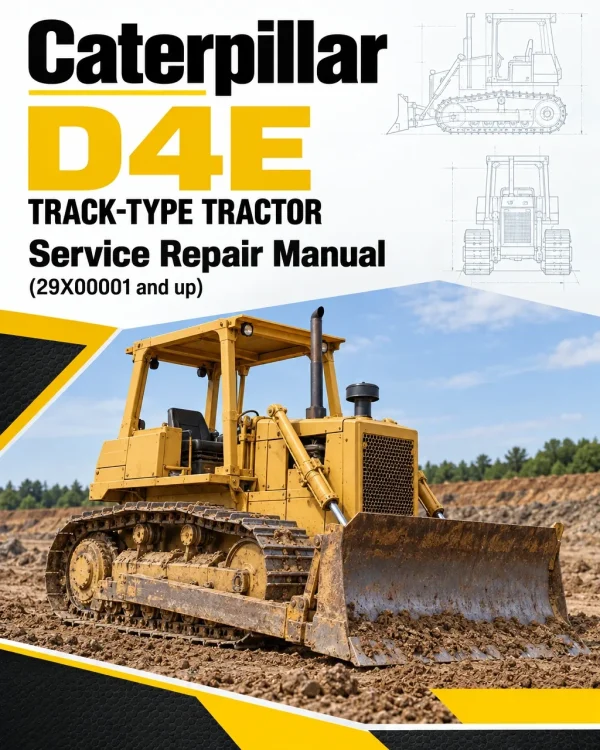 Caterpillar CAT D4E Track-Type Tractor Service Repair Manual (29X00001 and up) Caterpillar CAT D4E Track-Type Tractor Service Repair Manual (29X00001 and up)
