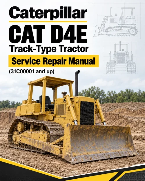 Caterpillar CAT D4E Track-Type Tractor Service Repair Manual (31C00001 and up) Caterpillar CAT D4E Track-Type Tractor Service Repair Manual (31C00001 and up)