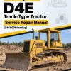 Caterpillar CAT D4E Track-Type Tractor Service Repair Manual (34C00001 and up)