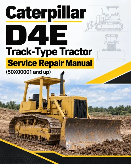 Caterpillar CAT D4E Track-Type Tractor Service Repair Manual (50X00001 and up) Caterpillar CAT D4E Track-Type Tractor Service Repair Manual (50X00001 and up)