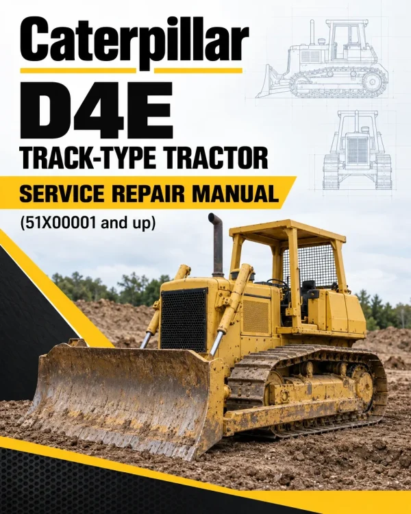 Caterpillar CAT D4E Track-Type Tractor Service Repair Manual (51X00001 and up) Caterpillar CAT D4E Track-Type Tractor Service Repair Manual (51X00001 and up)