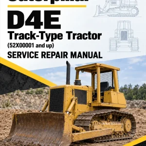 Caterpillar CAT D4E Track-Type Tractor Service Repair Manual (52X00001 and up)