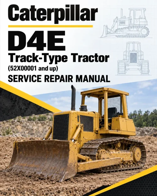 Caterpillar CAT D4E Track-Type Tractor Service Repair Manual (52X00001 and up) Caterpillar CAT D4E Track-Type Tractor Service Repair Manual (52X00001 and up)