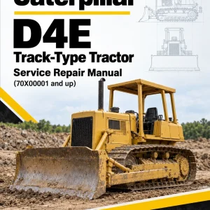 Caterpillar CAT D4E Track-Type Tractor Service Repair Manual (70X00001 and up)