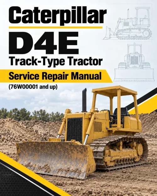 Caterpillar CAT D4E Track-Type Tractor Service Repair Manual (76W00001 and up) Caterpillar CAT D4E Track-Type Tractor Service Repair Manual (76W00001 and up)