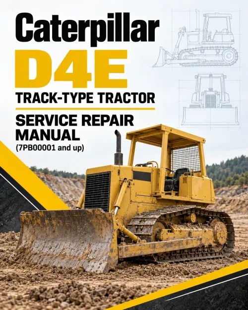 Caterpillar CAT D4E Track-Type Tractor Service Repair Manual (7PB00001 and up) Caterpillar CAT D4E Track-Type Tractor Service Repair Manual (7PB00001 and up)
