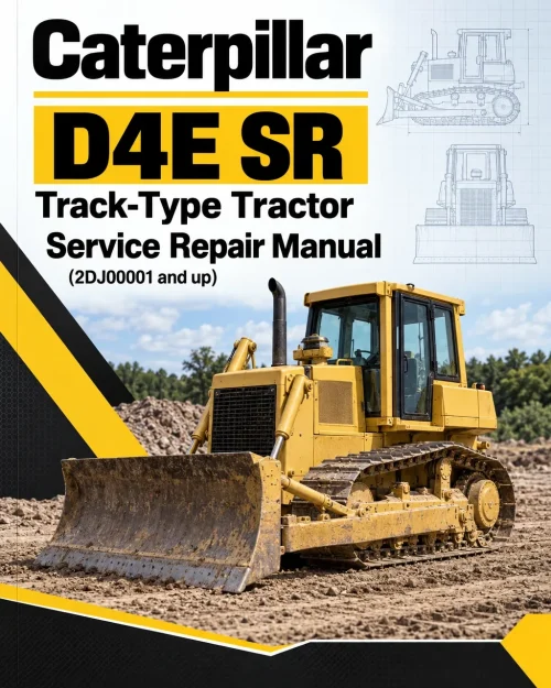 Caterpillar CAT D4E SR Track-Type Tractor Service Repair Manual (2DJ00001 and up) Caterpillar CAT D4E SR Track-Type Tractor Service Repair Manual (2DJ00001 and up)