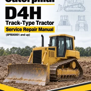 Caterpillar CAT D4H Track-Type Tractor Service Repair Manual (8PB00001 and up)