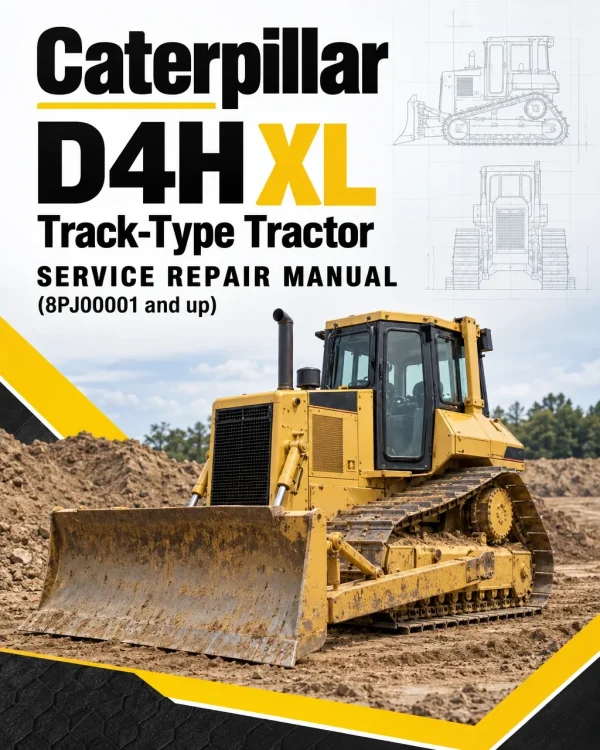 Caterpillar CAT D4H XL Track-Type Tractor Service Repair Manual (8PJ00001 and up) Caterpillar CAT D4H XL Track-Type Tractor Service Repair Manual (8PJ00001 and up)