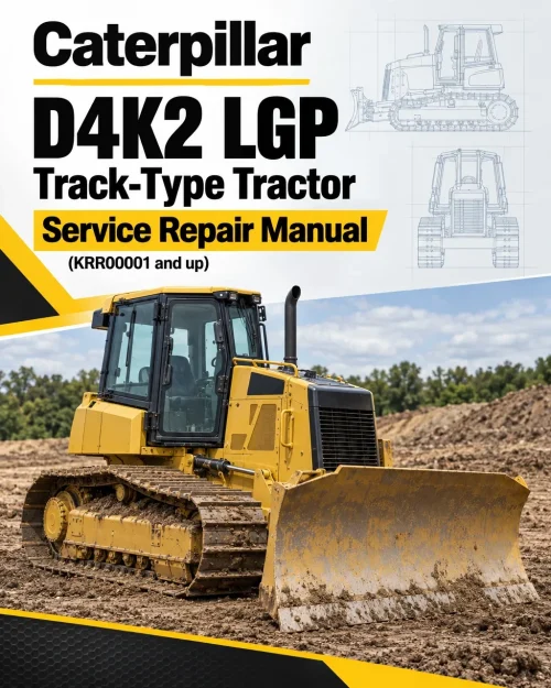 Caterpillar CAT D4K2 LGP Track-Type Tractor Service Repair Manual (KRR00001 and up) Caterpillar CAT D4K2 LGP Track-Type Tractor Service Repair Manual (KRR00001 and up)