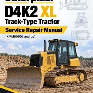 Caterpillar CAT D4K2 XL Track-Type Tractor Service Repair Manual (KMM00001 and up)