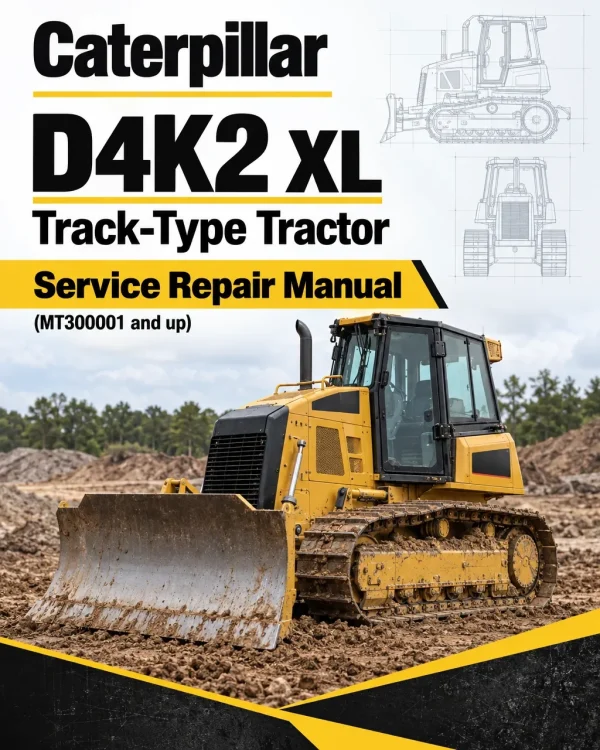 Caterpillar CAT D4K2 XL Track-Type Tractor Service Repair Manual (MT300001 and up)