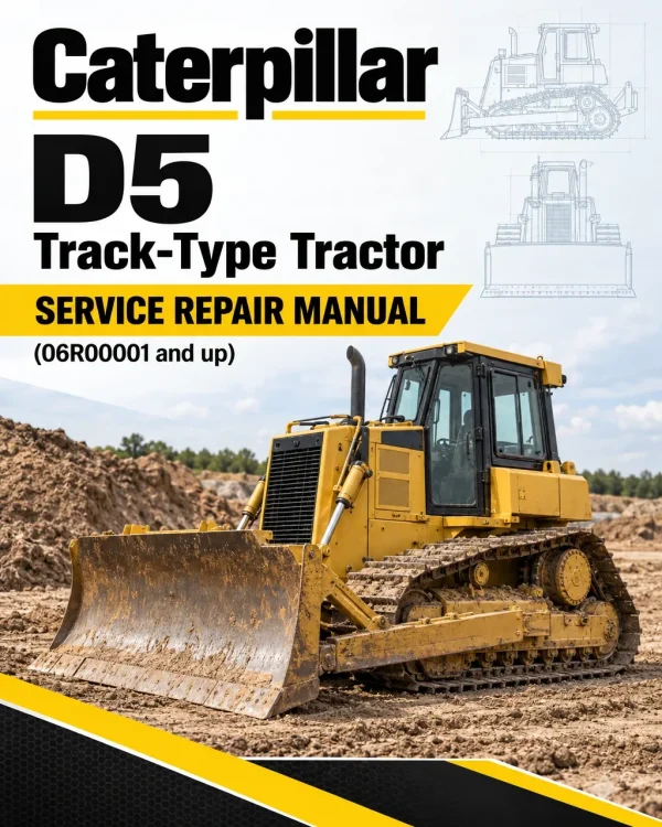 Caterpillar CAT D5 Track-Type Tractor Service Repair Manual (06R00001 and up)