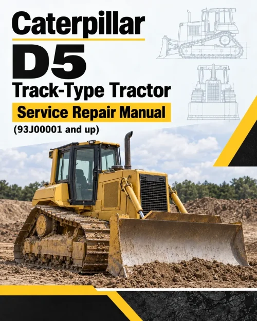 Caterpillar CAT D5 Track-Type Tractor Service Repair Manual (93J00001 and up) Caterpillar CAT D5 Track-Type Tractor Service Repair Manual (93J00001 and up)