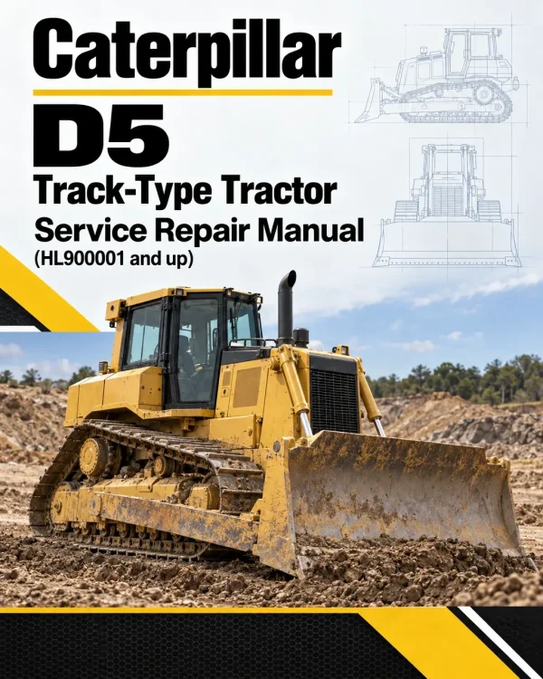Caterpillar CAT D5 Track-Type Tractor Service Repair Manual (HL900001 and up)