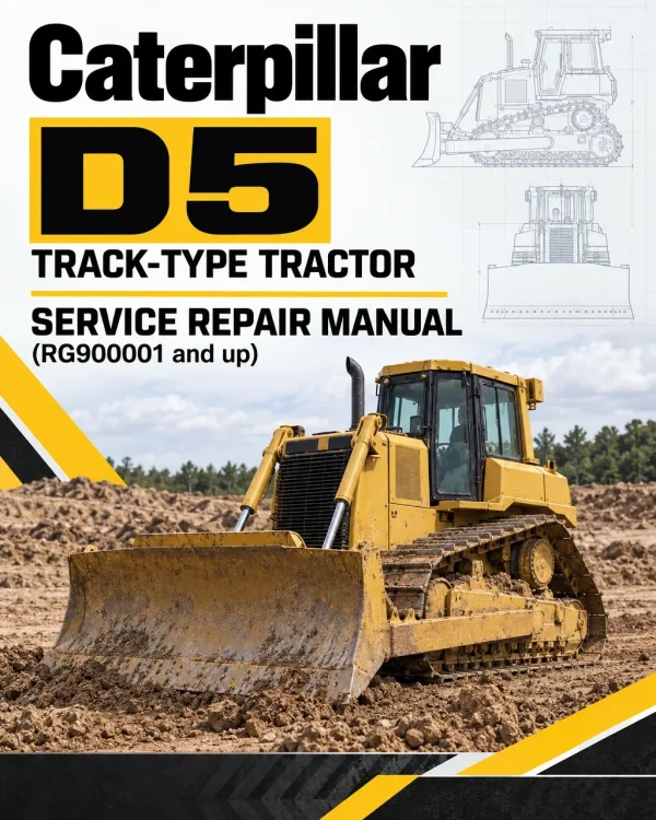 Caterpillar CAT D5 Track-Type Tractor Service Repair Manual (RG900001 and up)