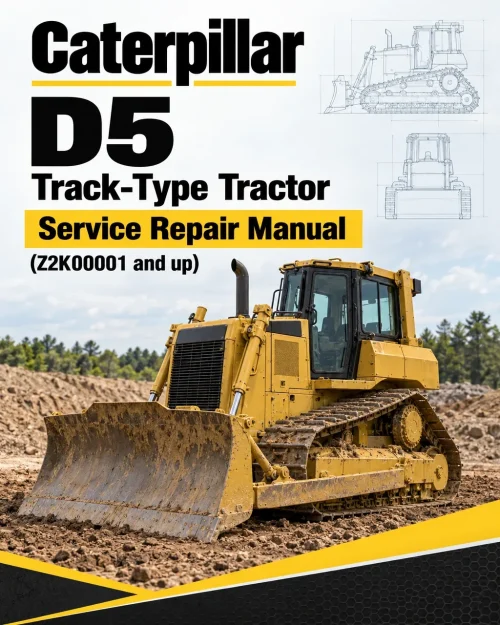 Caterpillar CAT D5 Track-Type Tractor Service Repair Manual (Z2K00001 and up) Caterpillar CAT D5 Track-Type Tractor Service Repair Manual (Z2K00001 and up)
