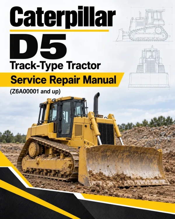 Caterpillar CAT D5 Track-Type Tractor Service Repair Manual (Z6A00001 and up) Caterpillar CAT D5 Track-Type Tractor Service Repair Manual (Z6A00001 and up)